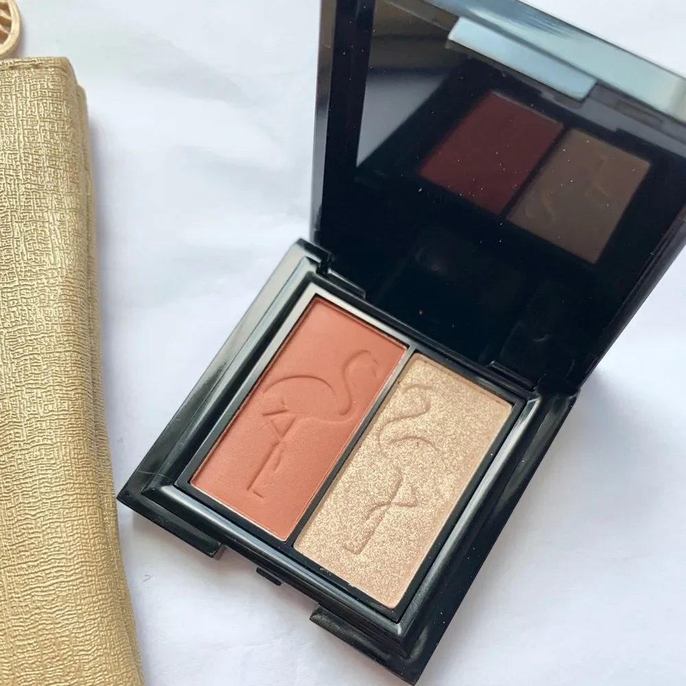 2/$15! SHAINA B MIAMI Dazzling Eye Duo Soca & Bacchanal Eyeshadow Compact New!
